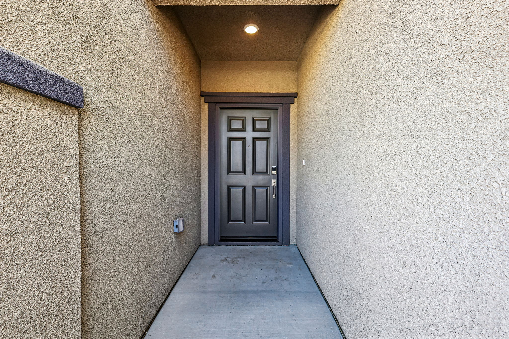 A door in a building.