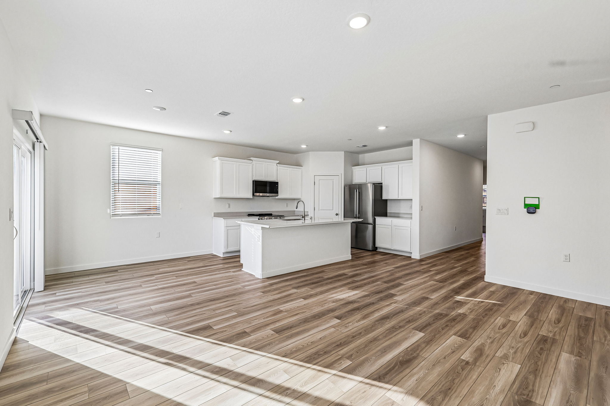 A large empty kitchen.