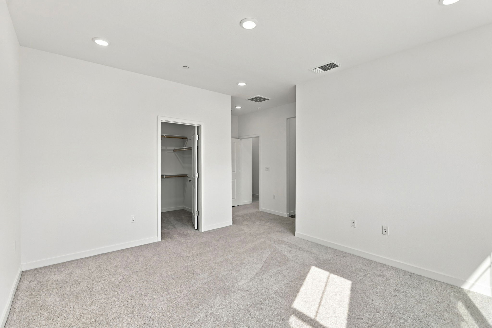 A room with white walls.