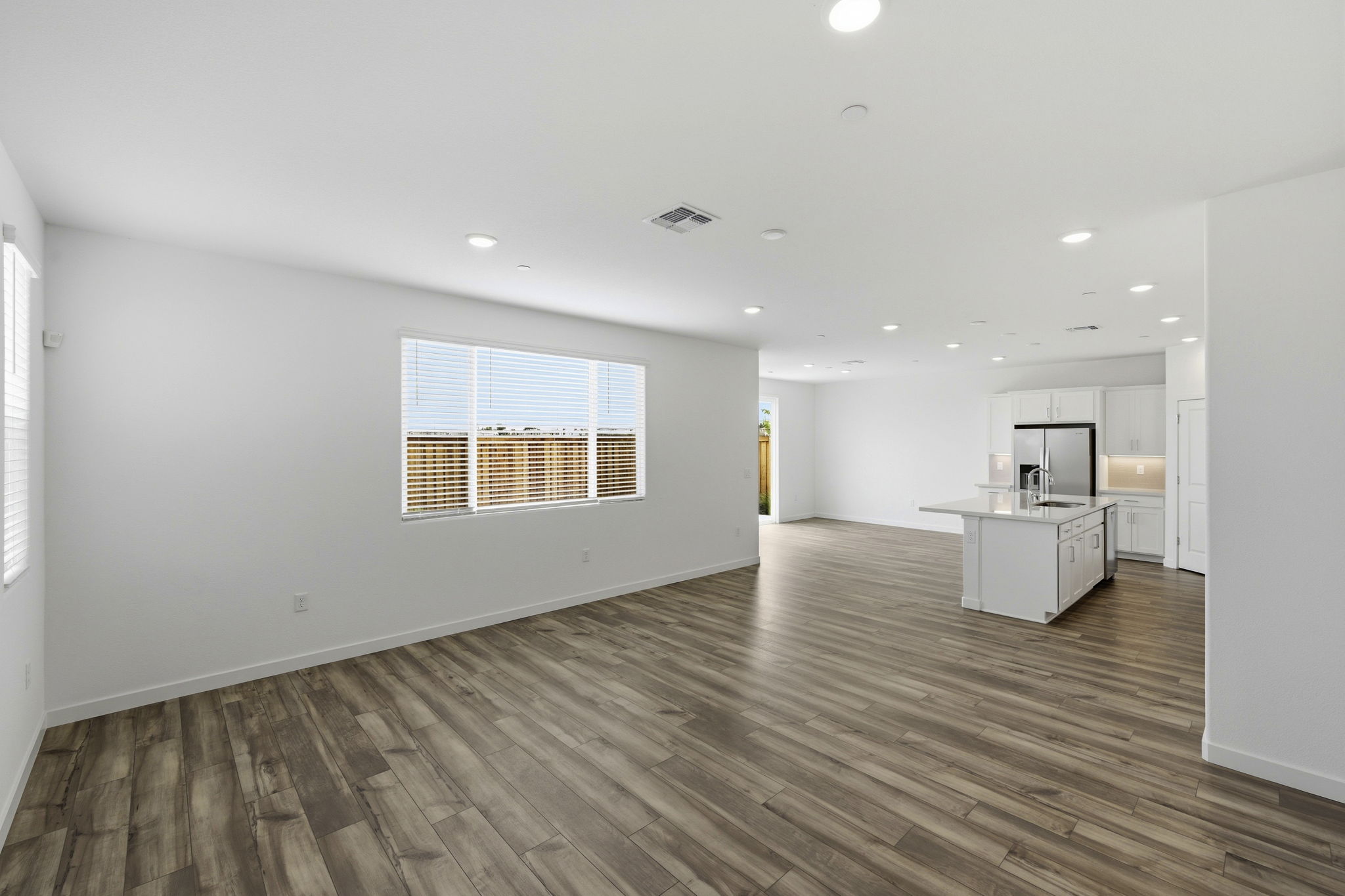 A large empty room.