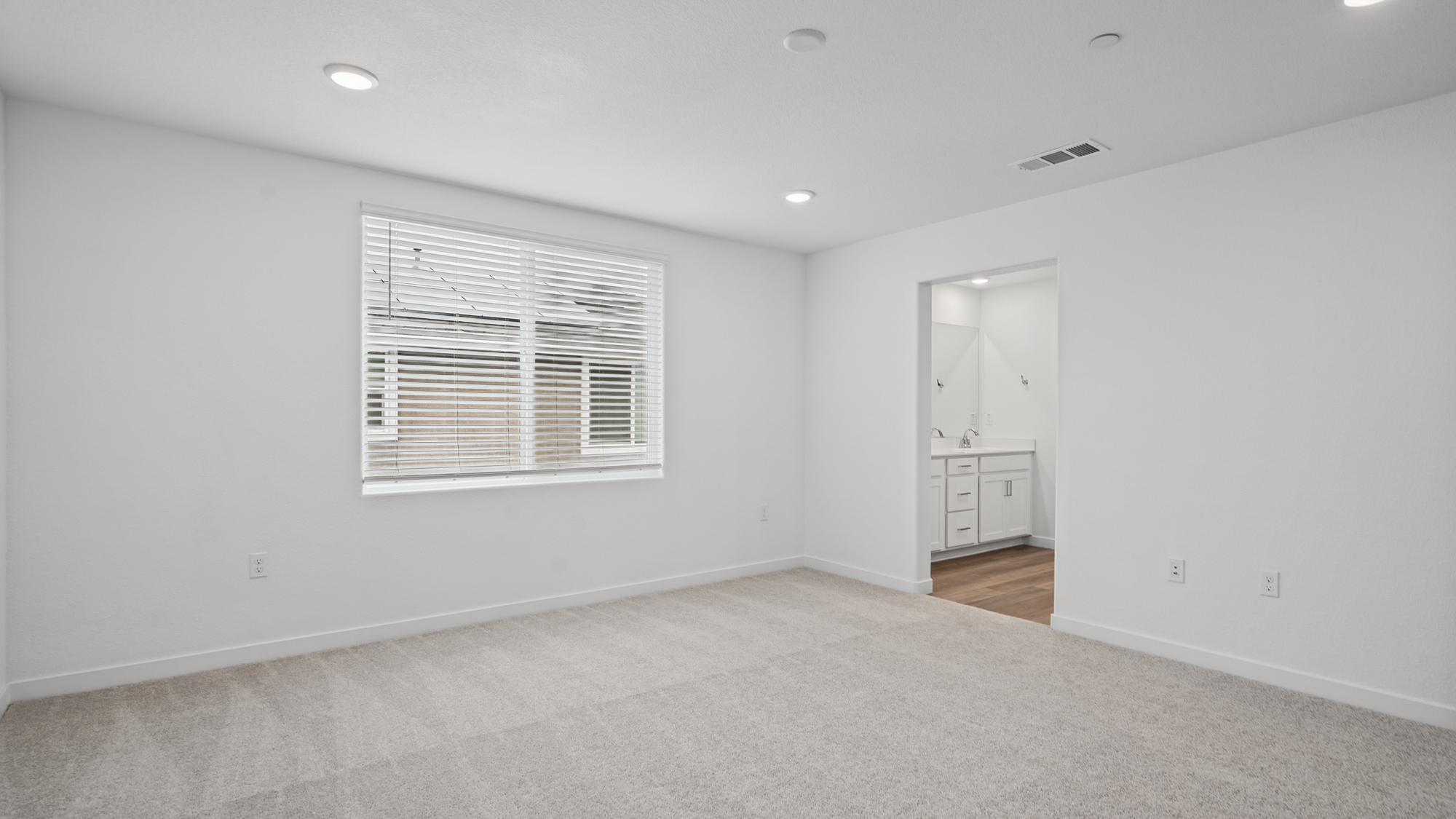 A room with white walls.