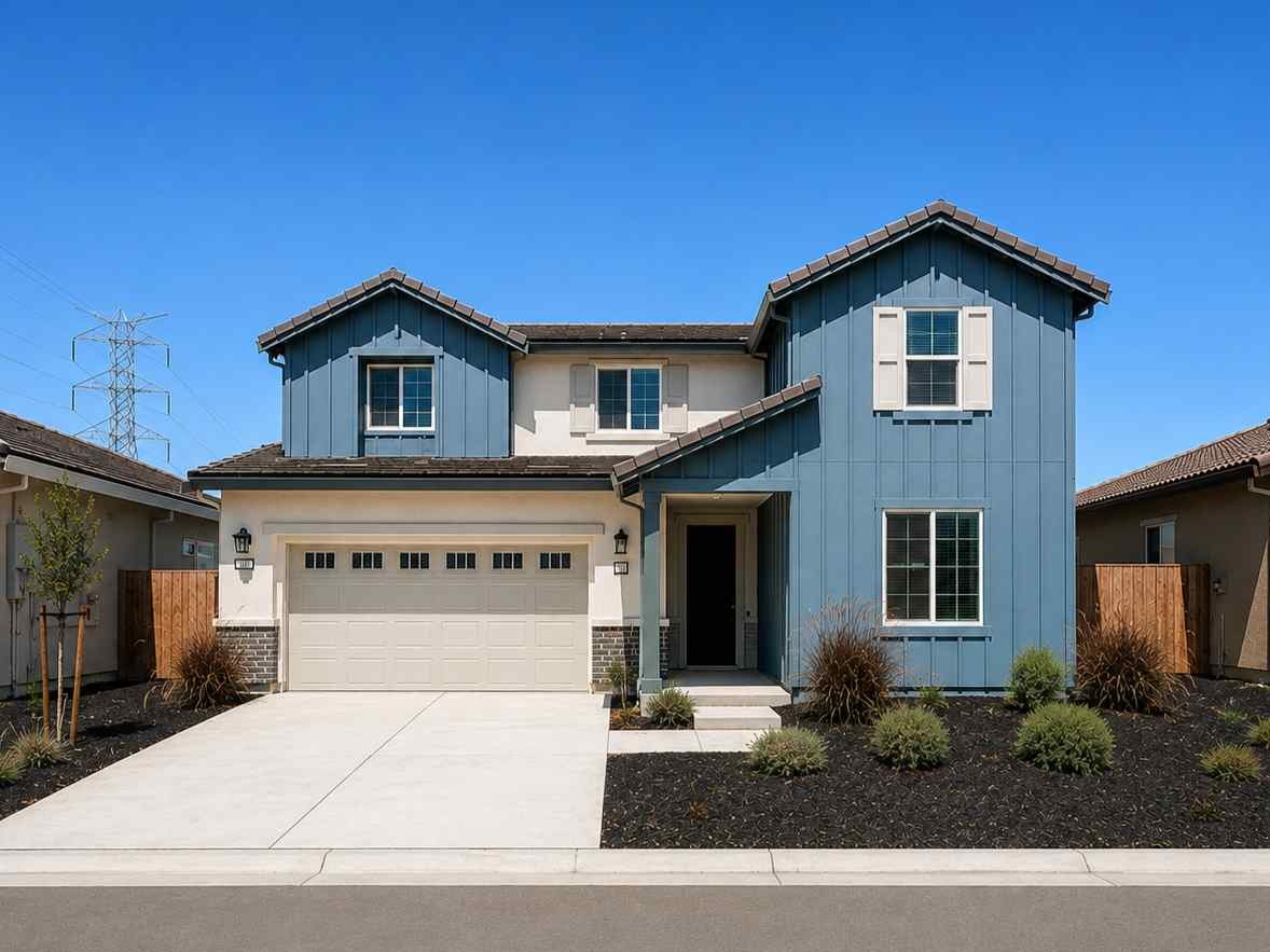 A row of houses.