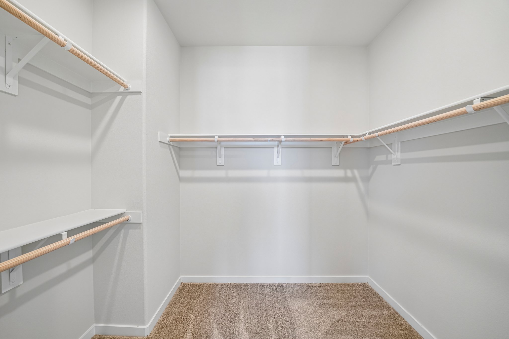 A staircase in a room.