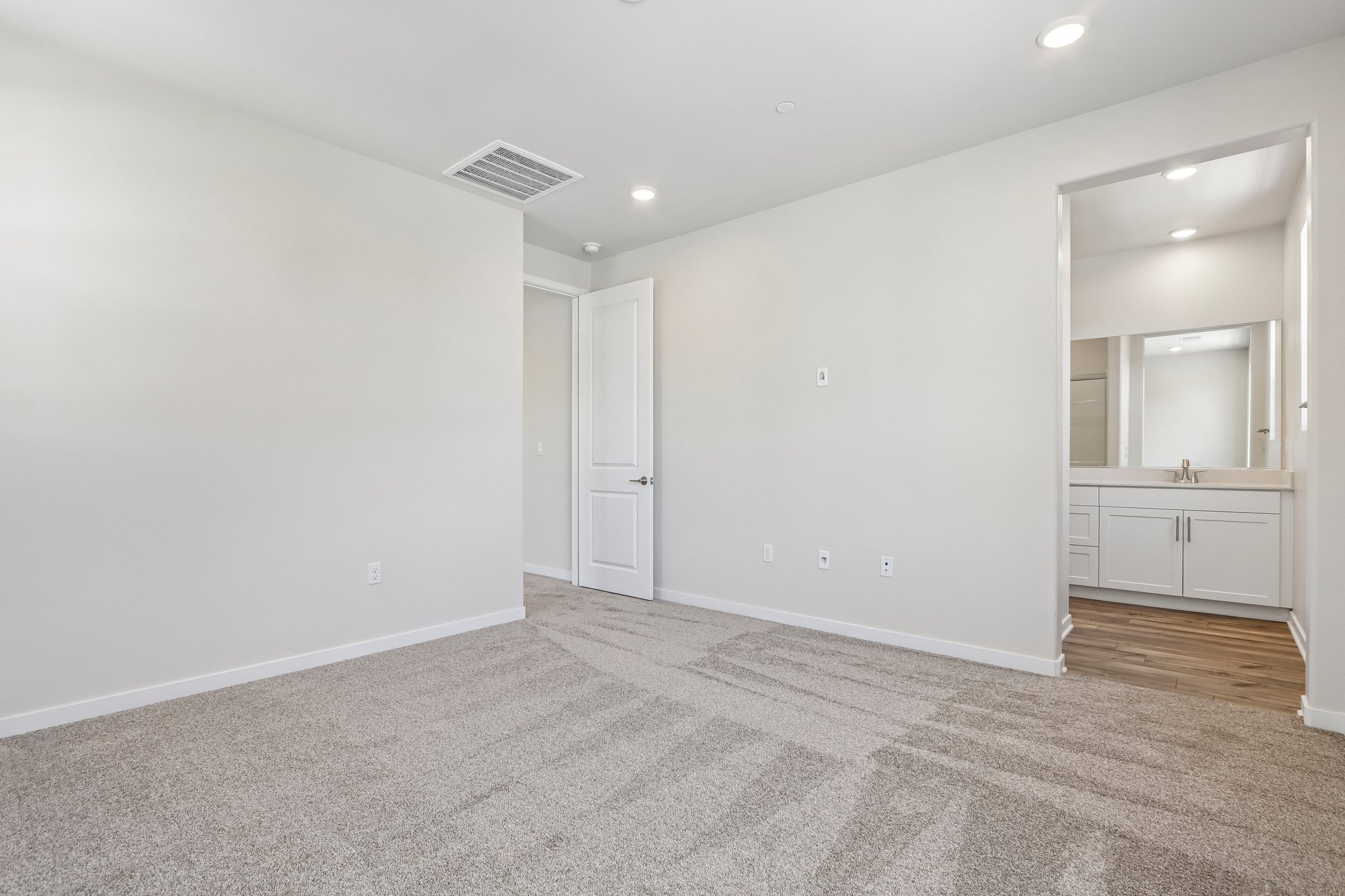 A large empty room.