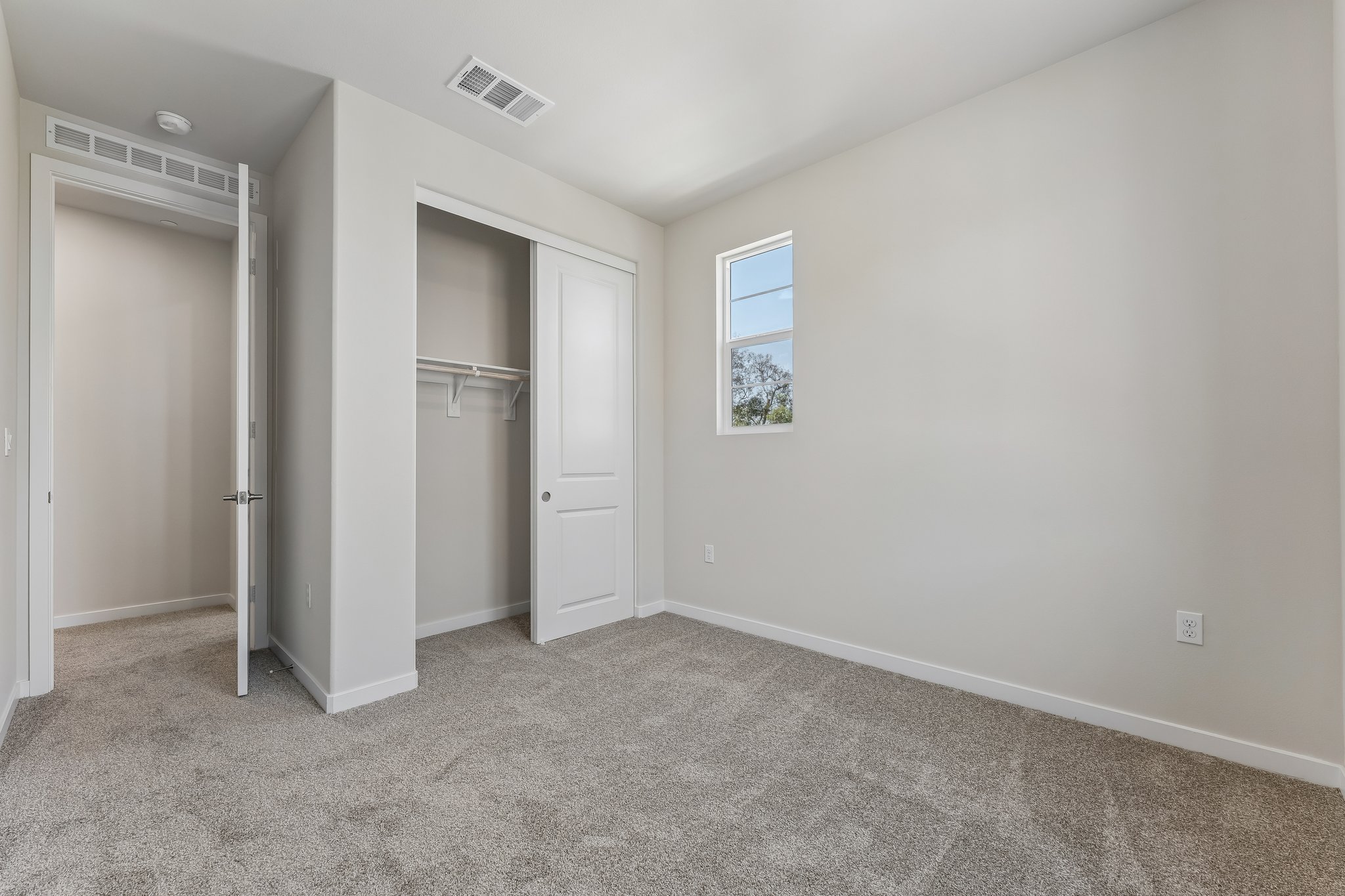 A room with white walls.