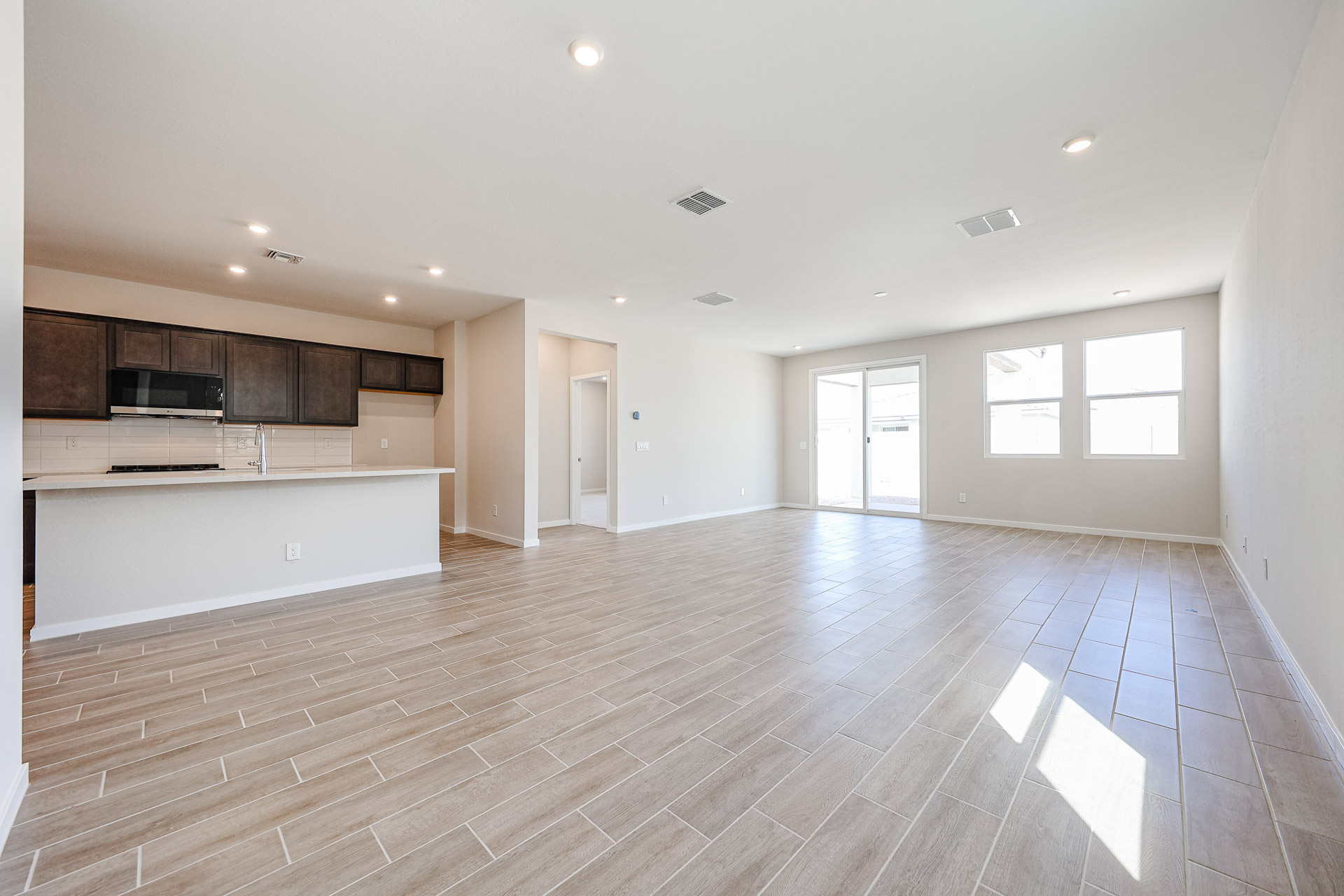 A large empty room.