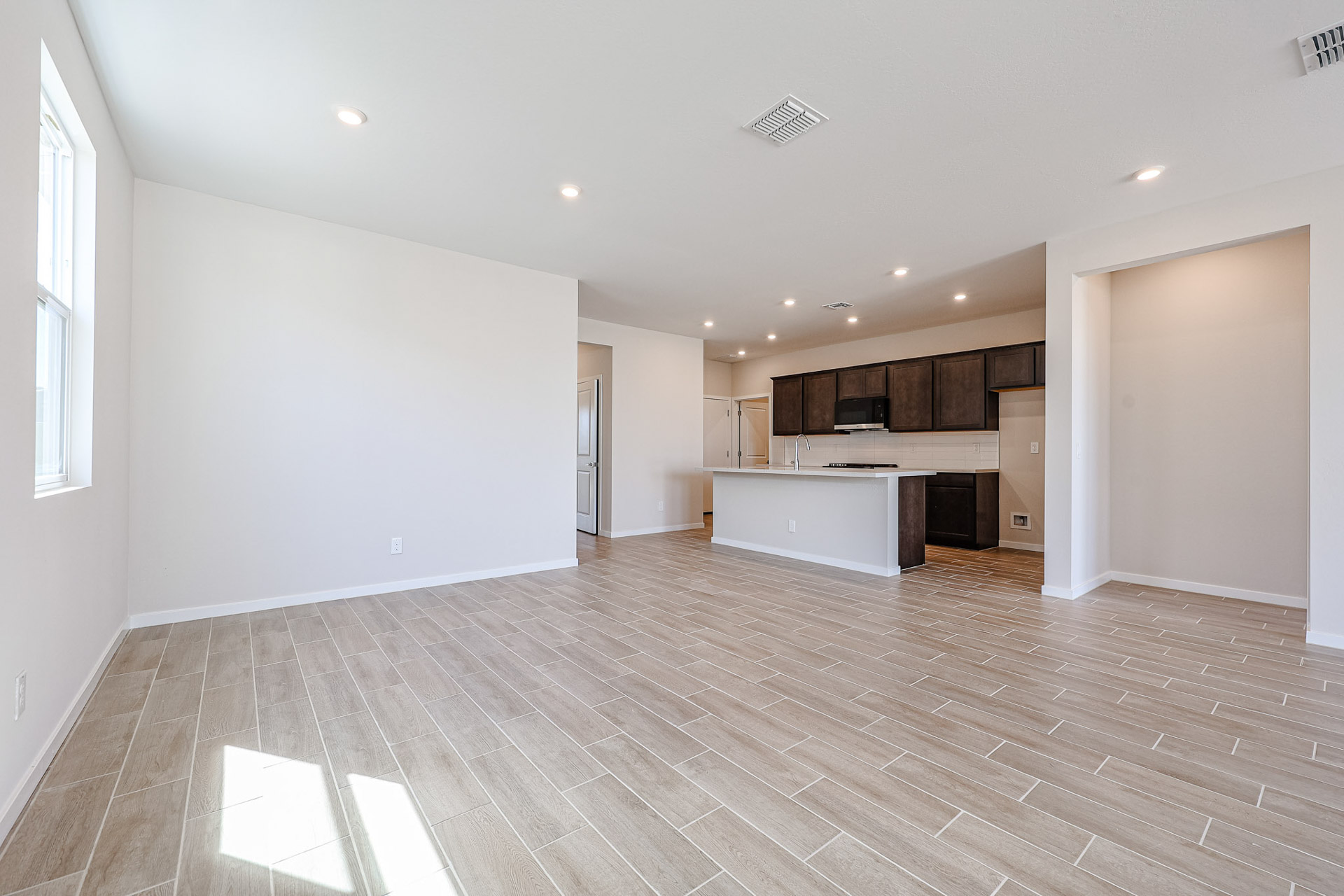 A large empty room.