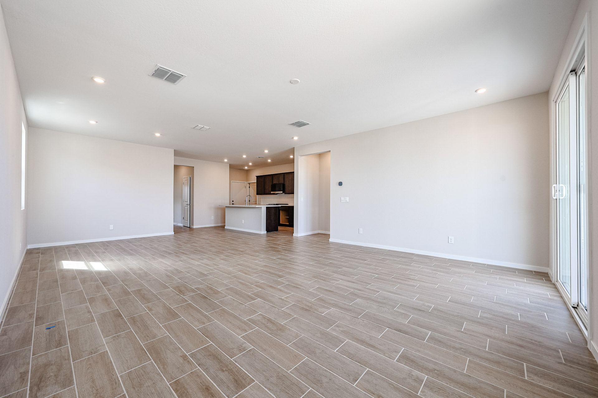 A large empty room.