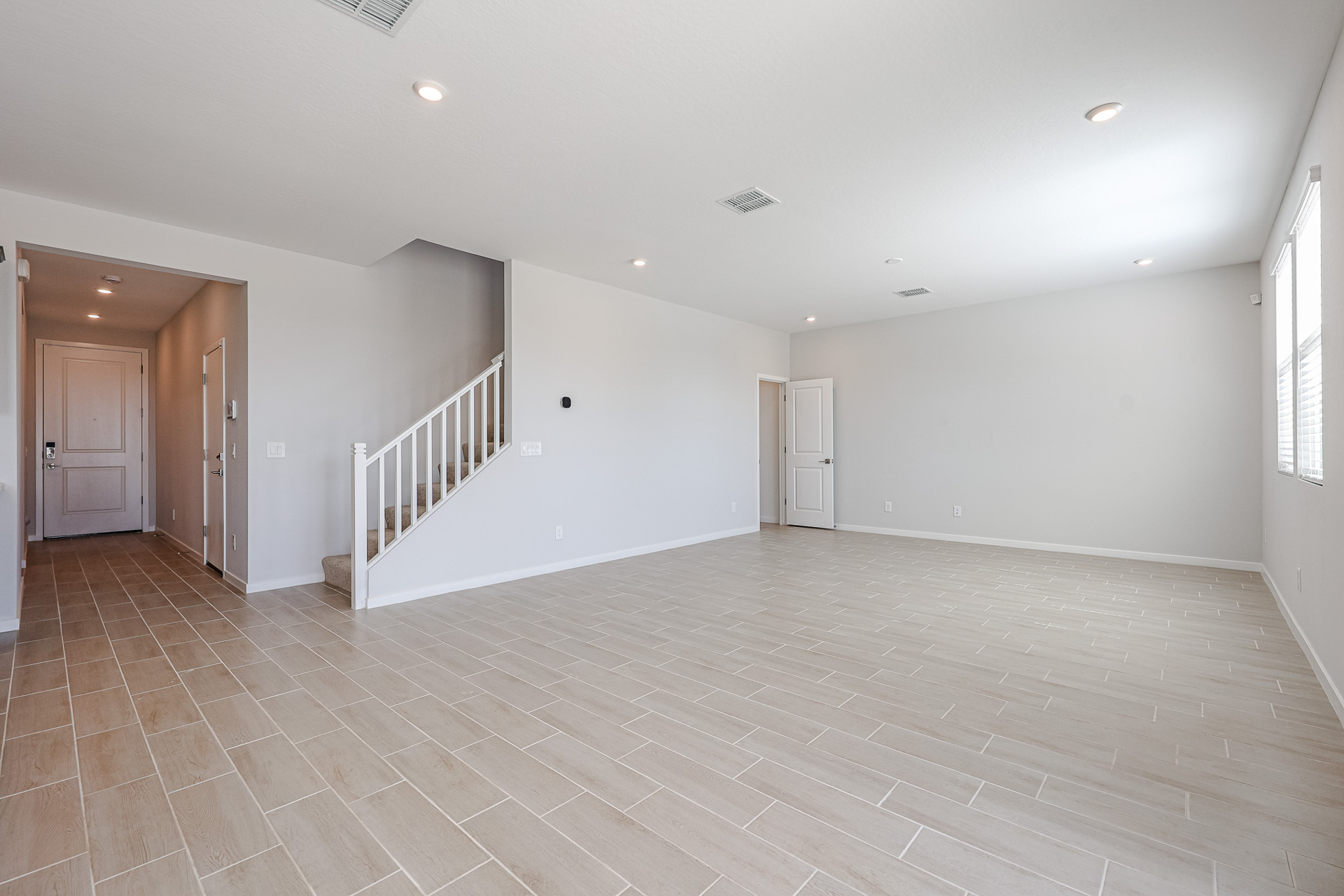 A large empty room.