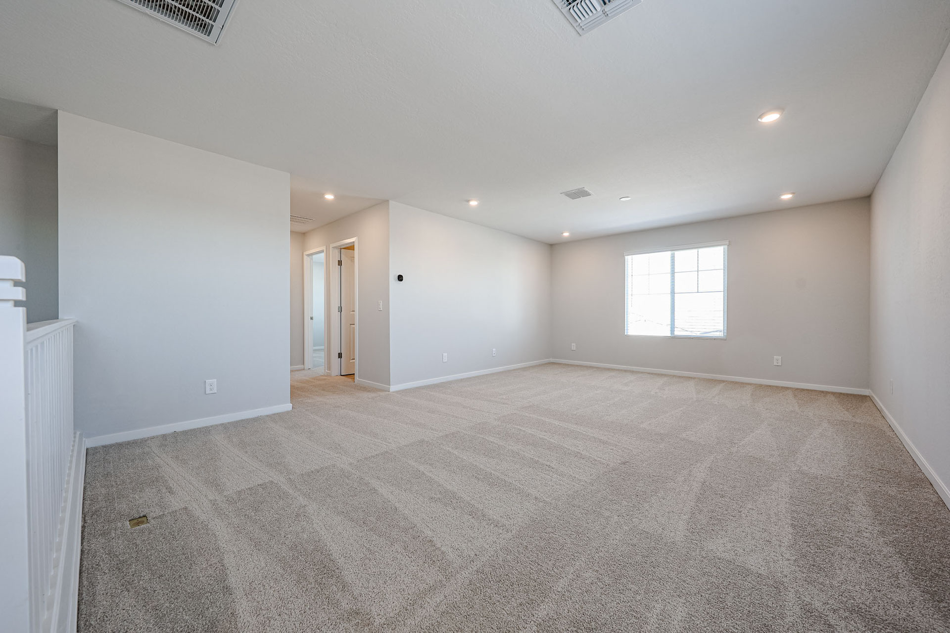 A large empty room.