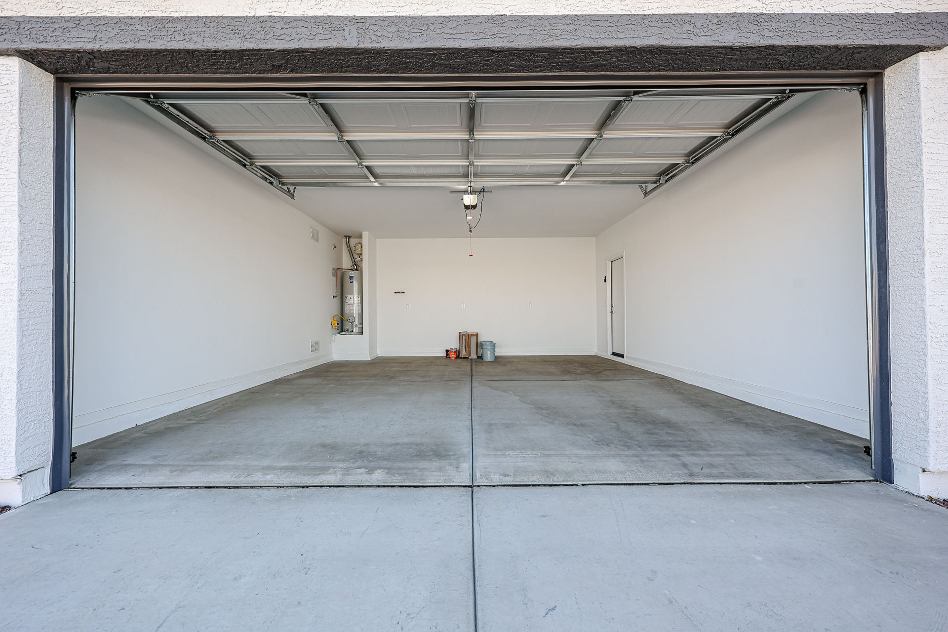 A room with white walls.