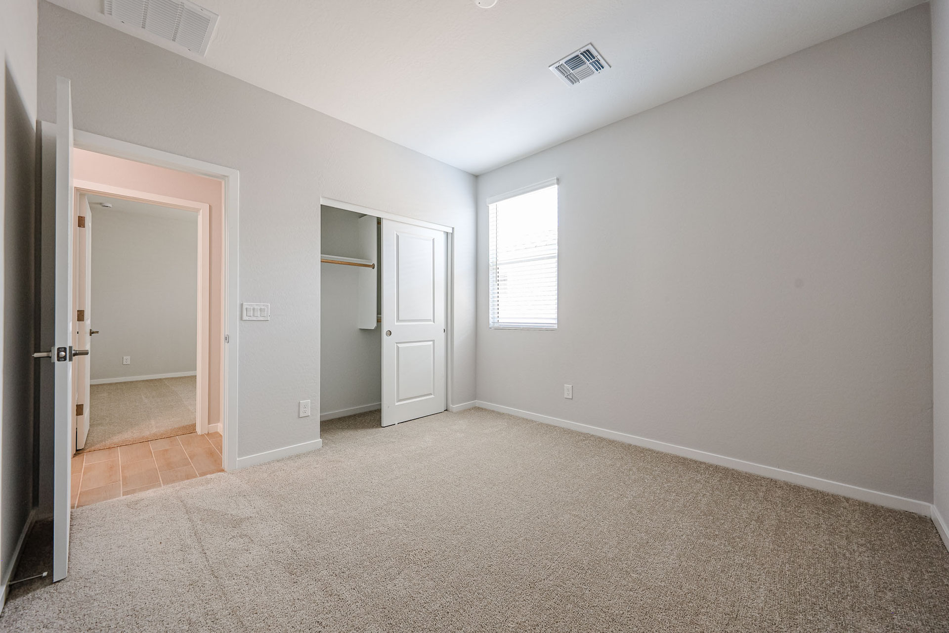 A room with white walls.
