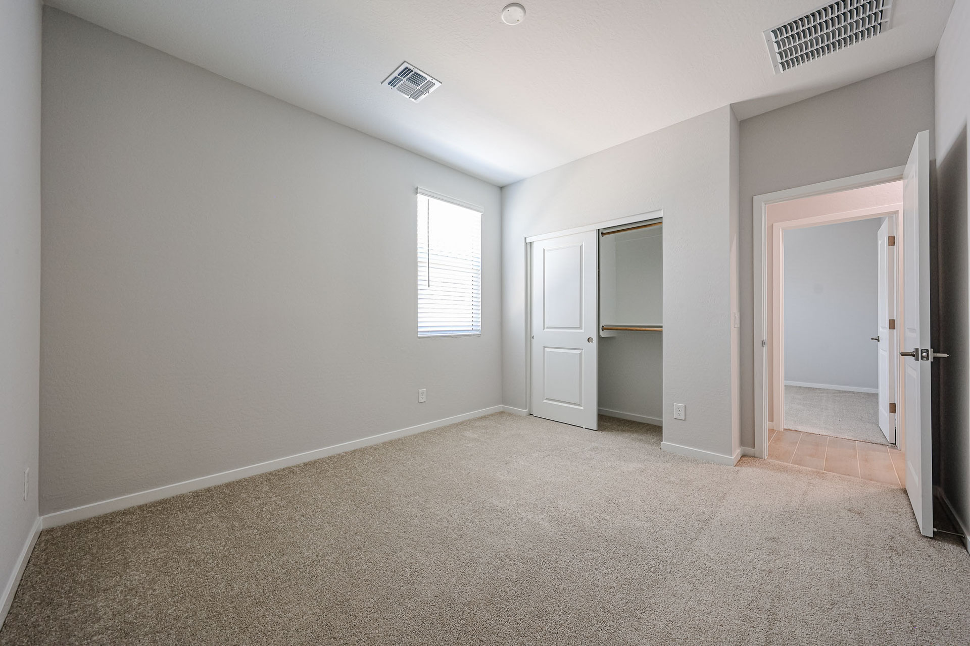 A room with white walls.