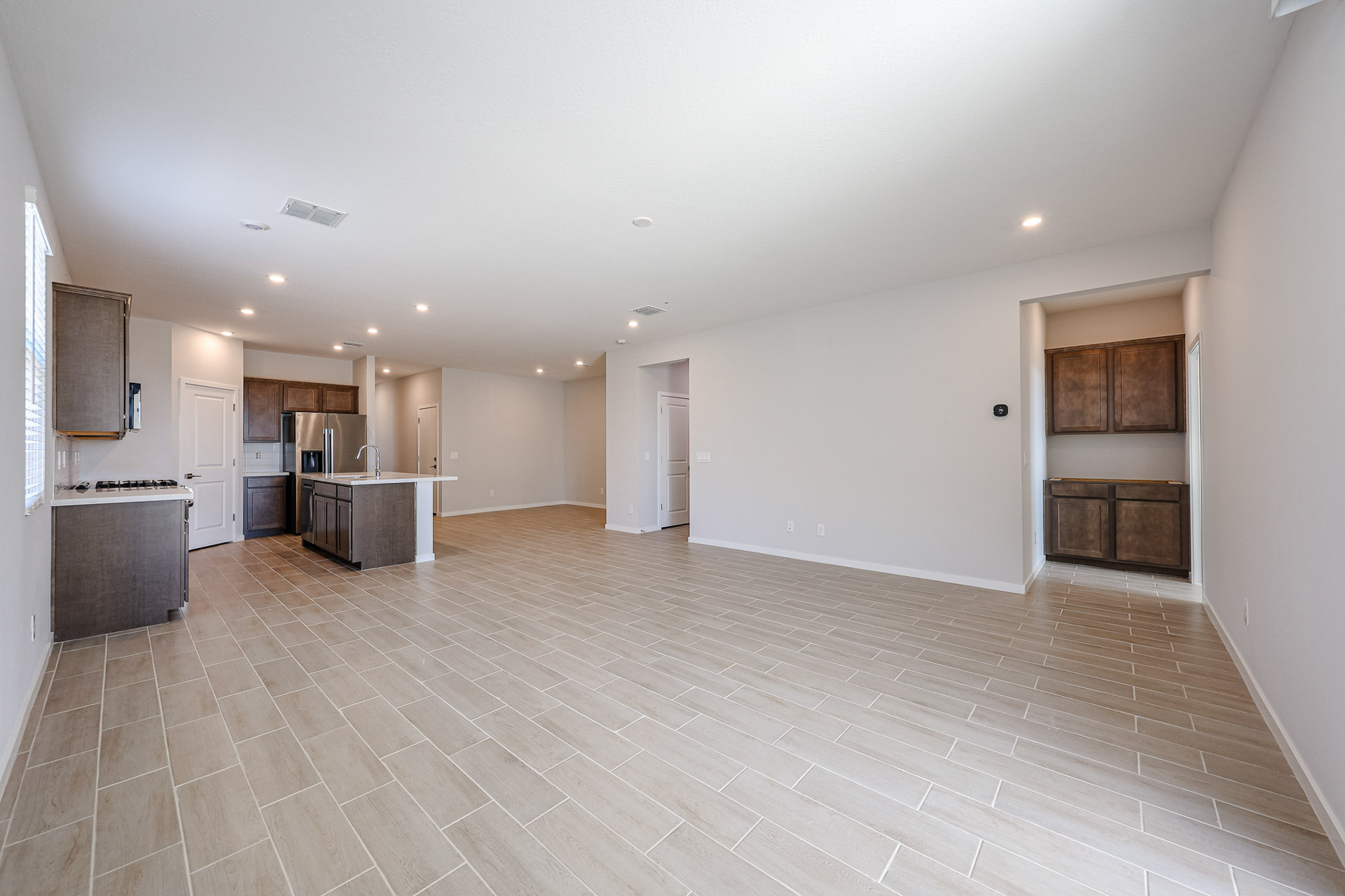A large empty room.