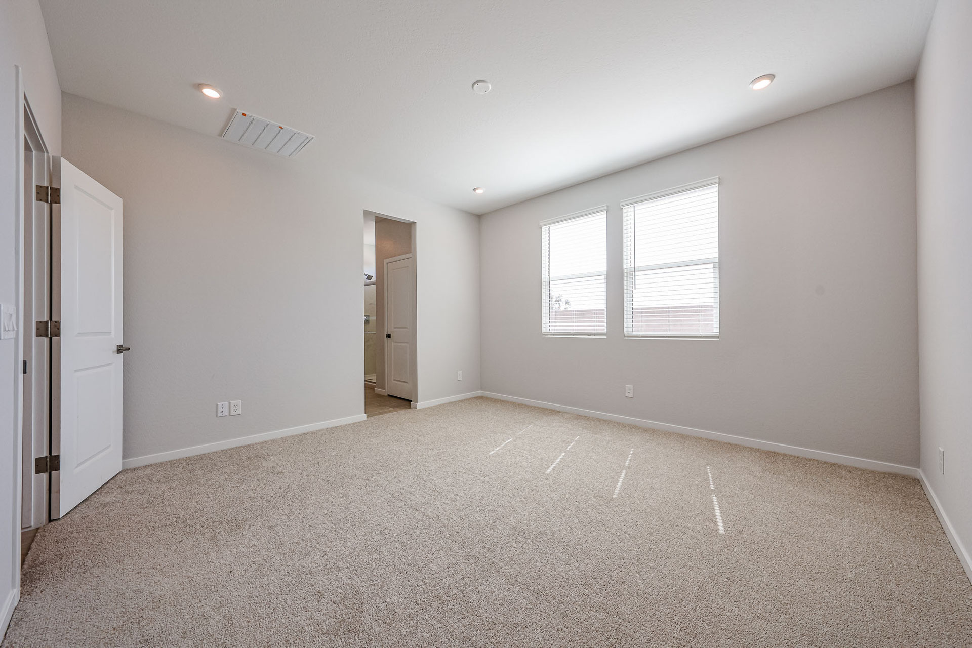 A room with white walls.