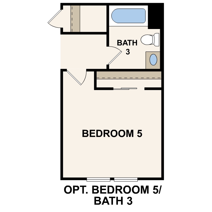 Architectural drawing of 2-story home in Maricopa, AZ with optional 3-Car Garage and USDA Loans available near Amarillo Creek.