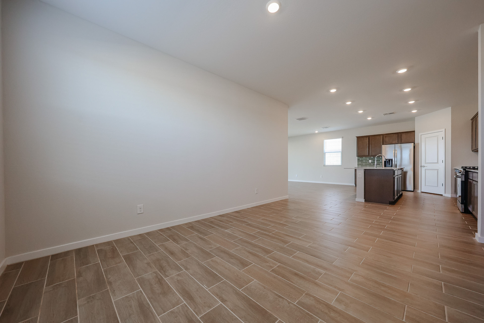 A large empty room.