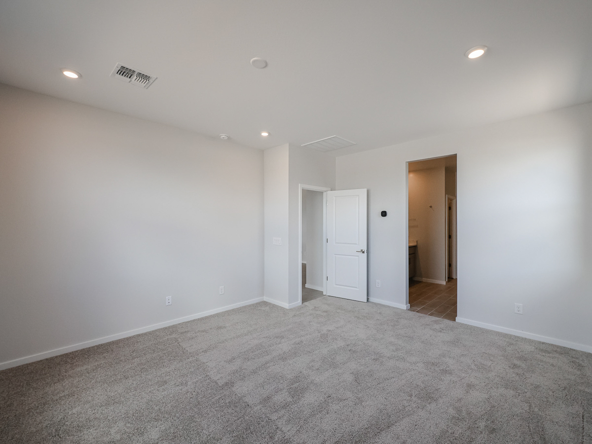 A room with white walls.