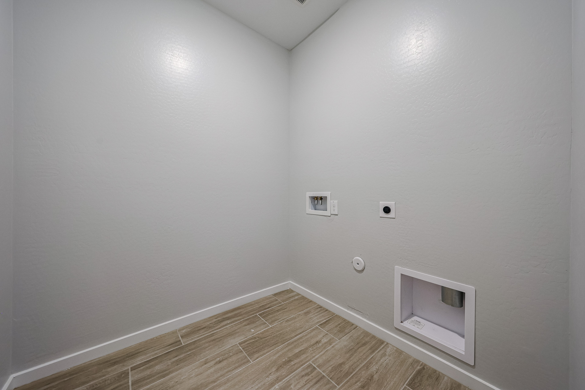A room with white walls.