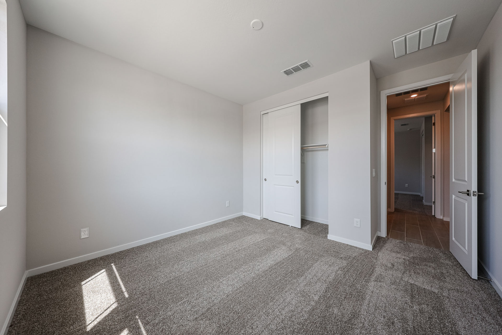 A room with white walls.