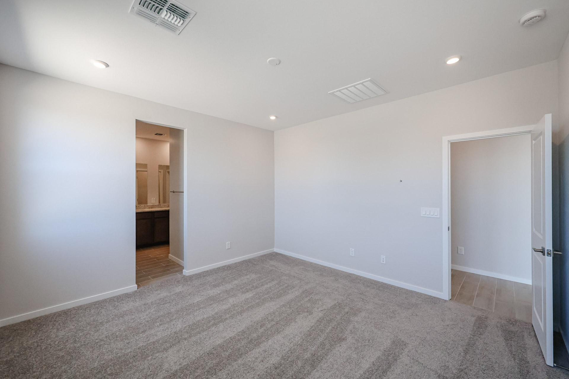 A room with white walls.