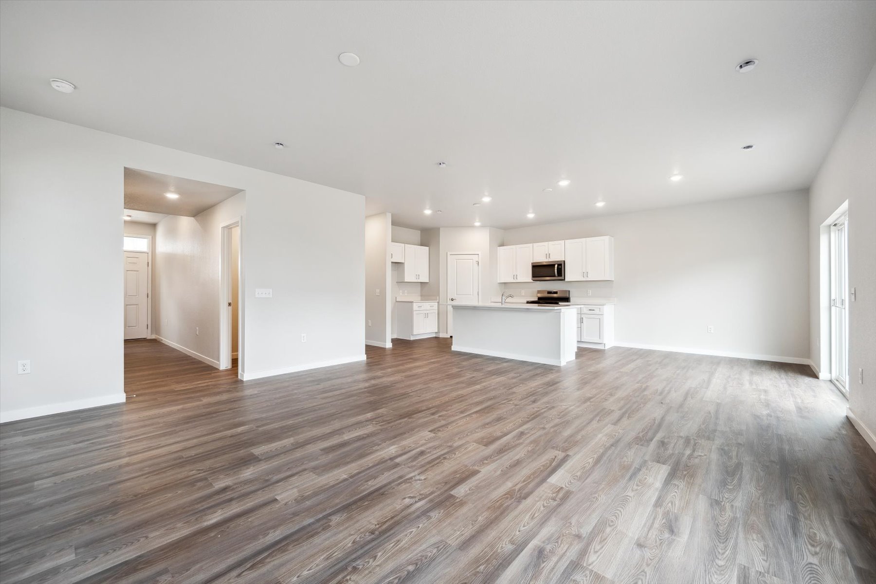 A large empty room.