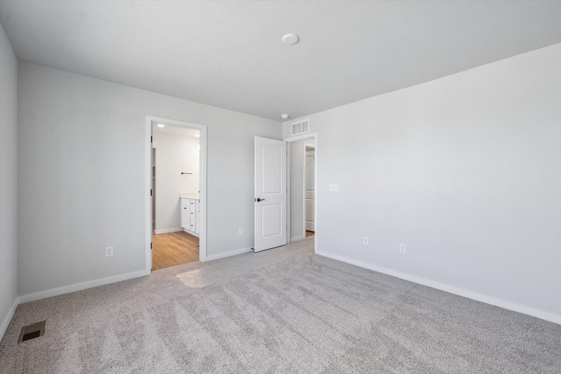 A room with white walls.