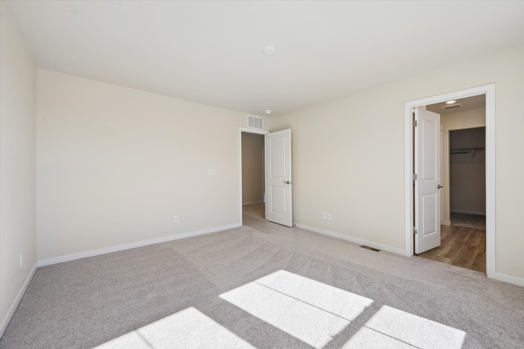 A room with white walls.
