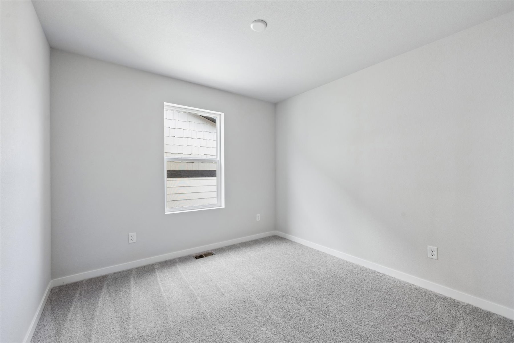 A room with a window.