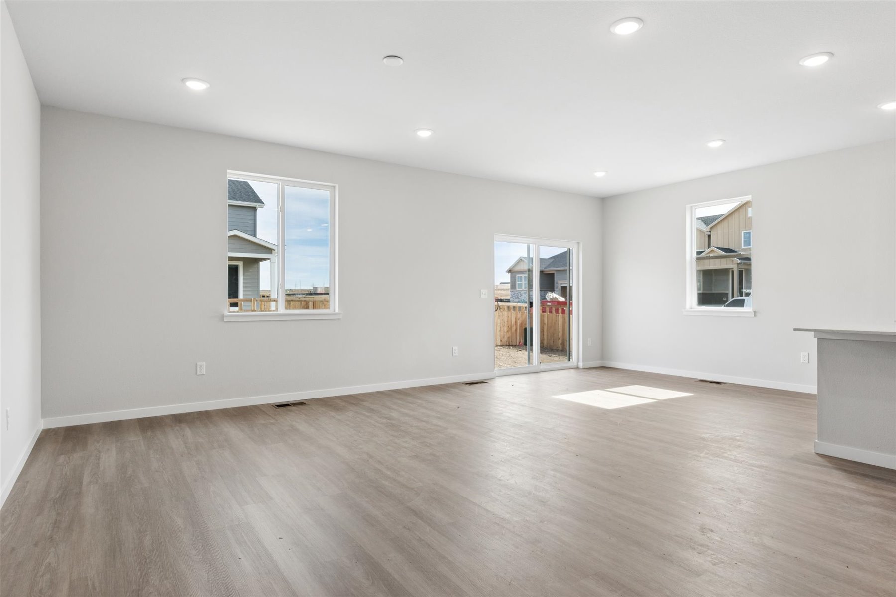 A large empty room.