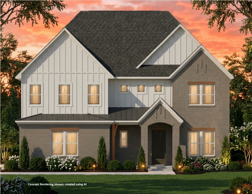 A house with a large front yard.
