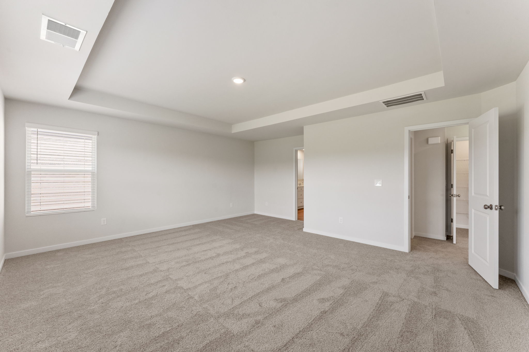 A room with white walls.