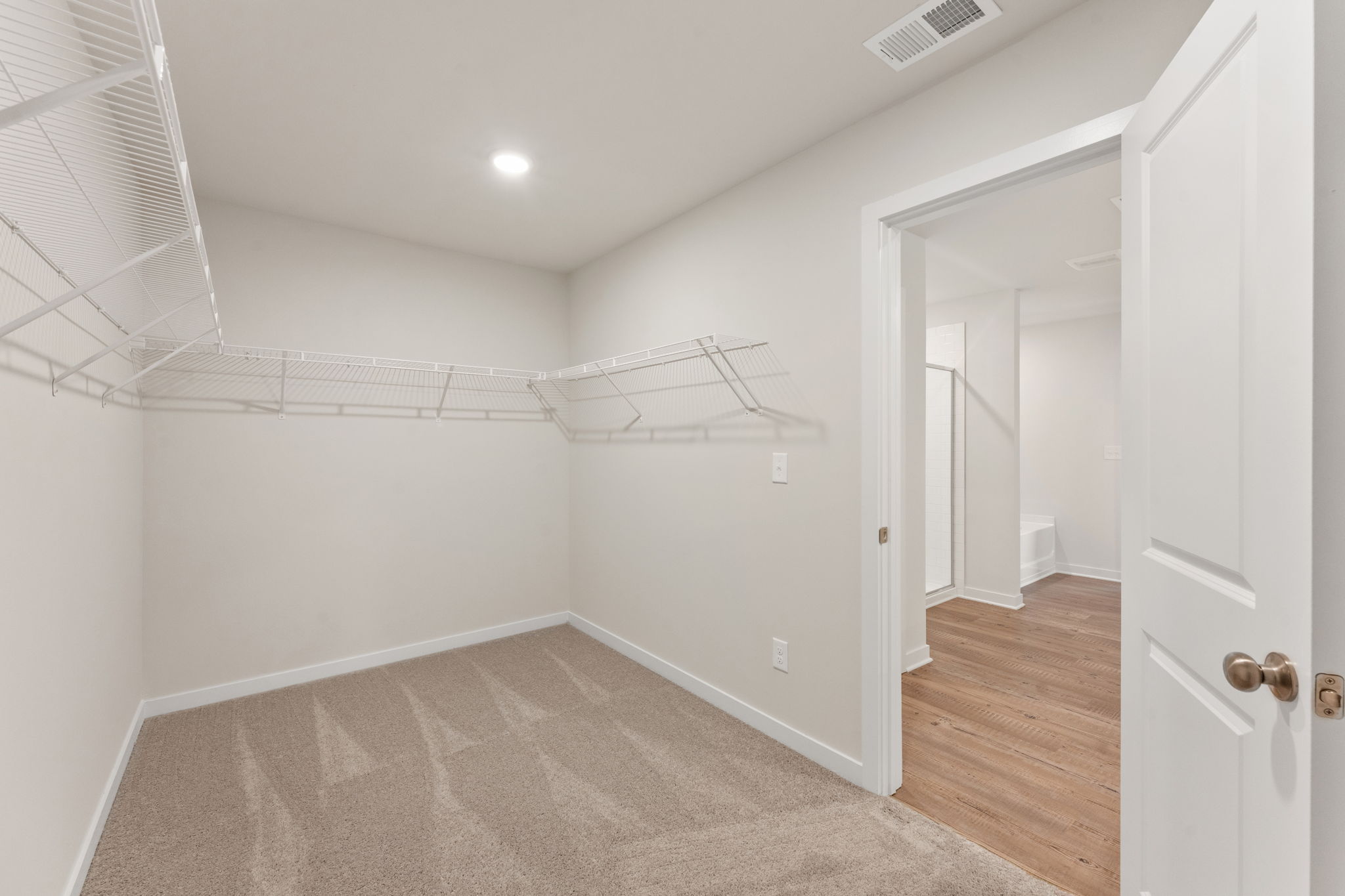 A room with white walls.