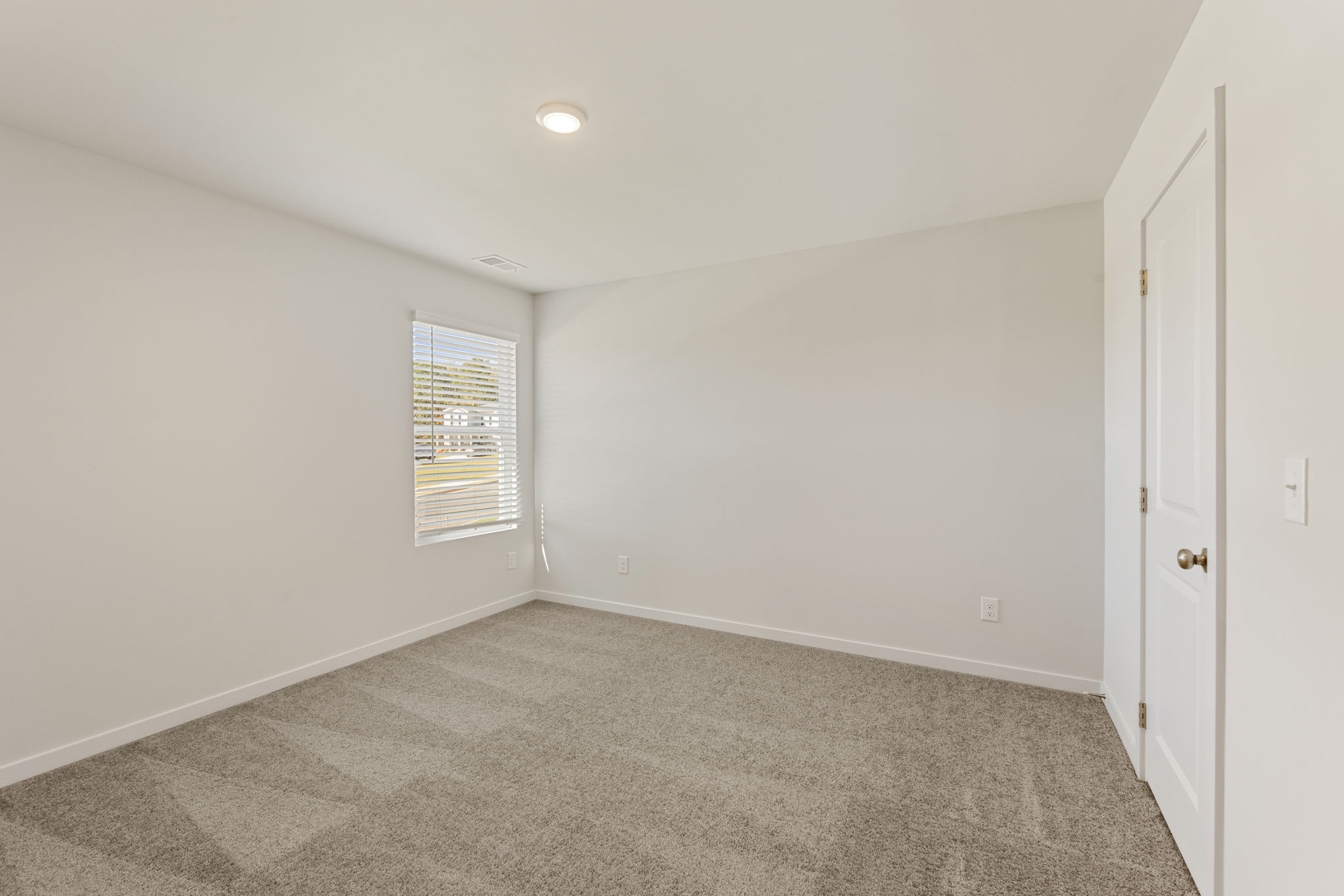 A room with white walls.