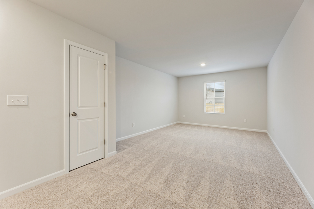 A room with white doors.