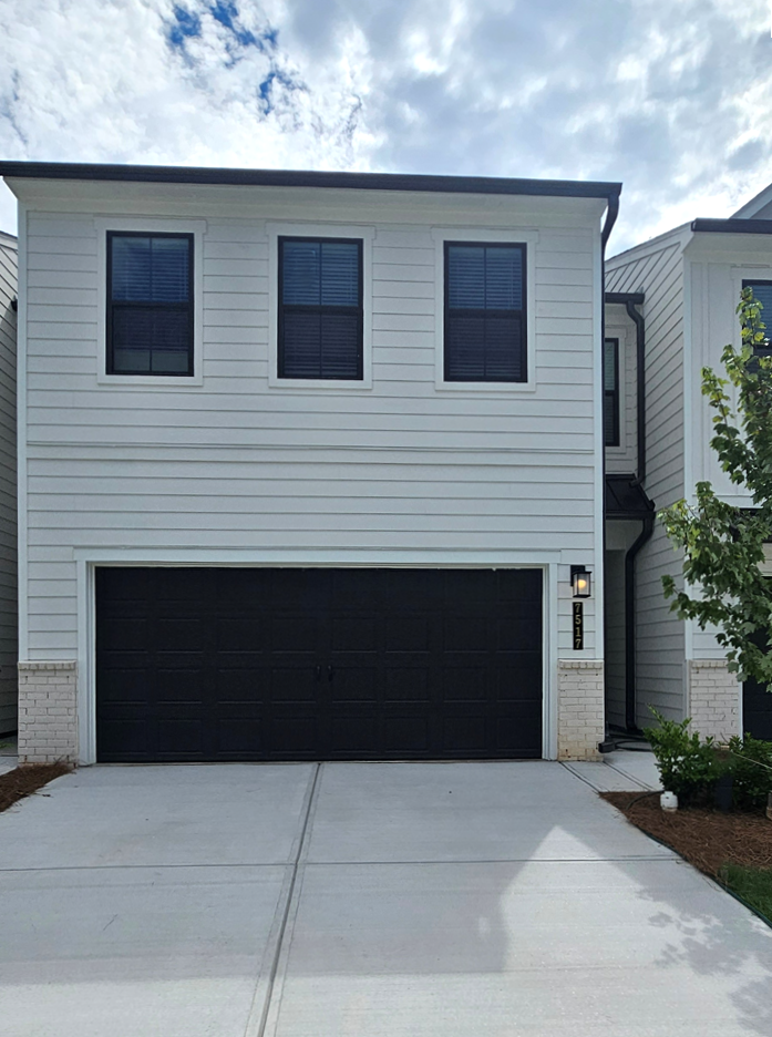 A garage with a garage.