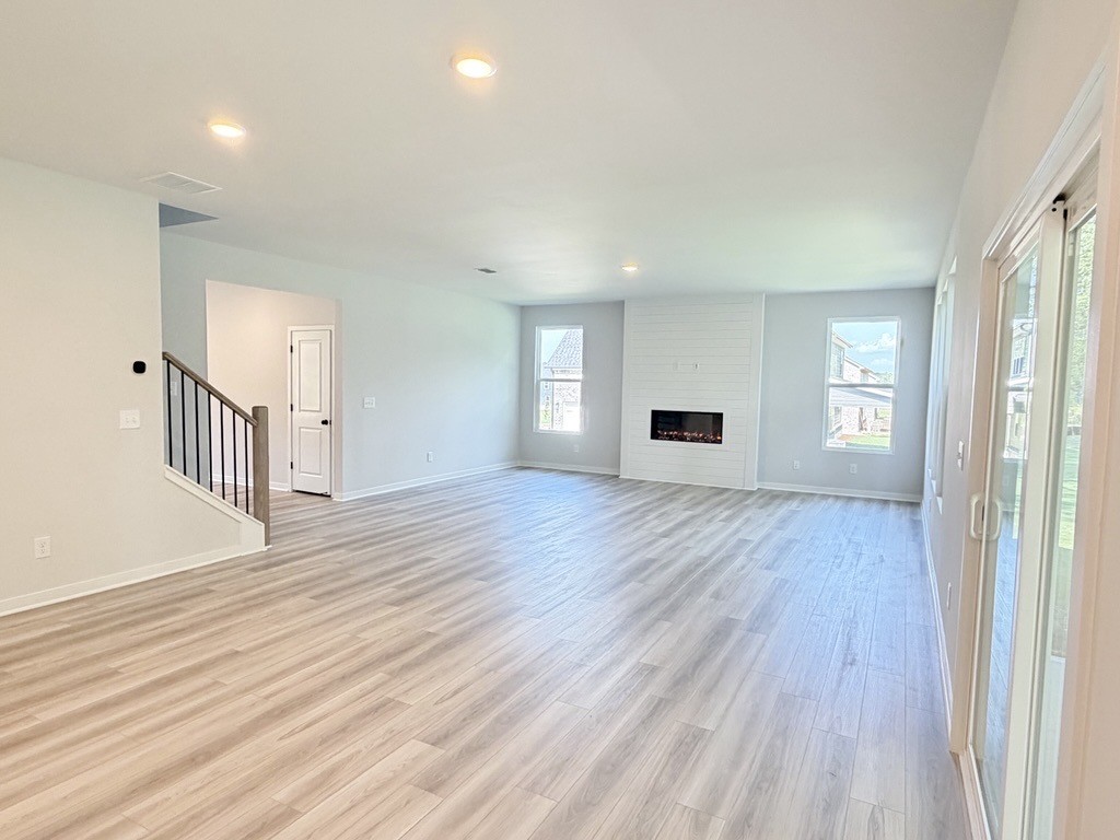 A large empty room.