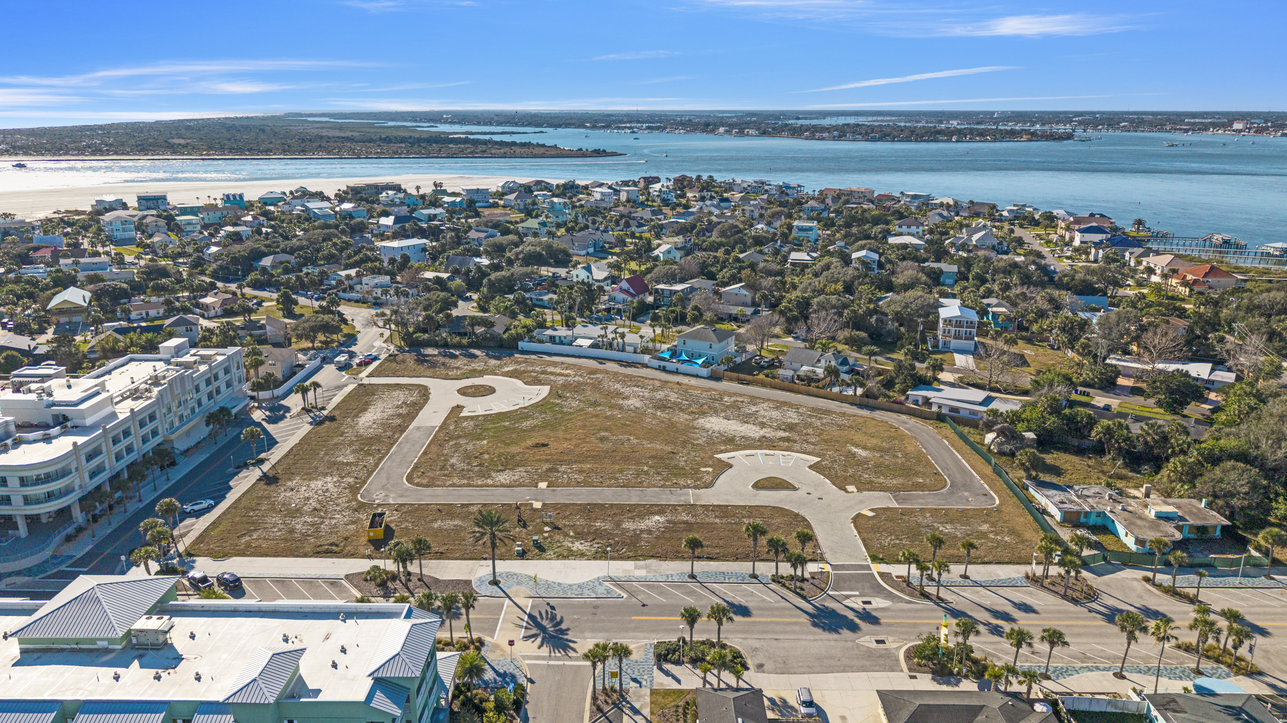 Breakwater Villas Drone View Facing South