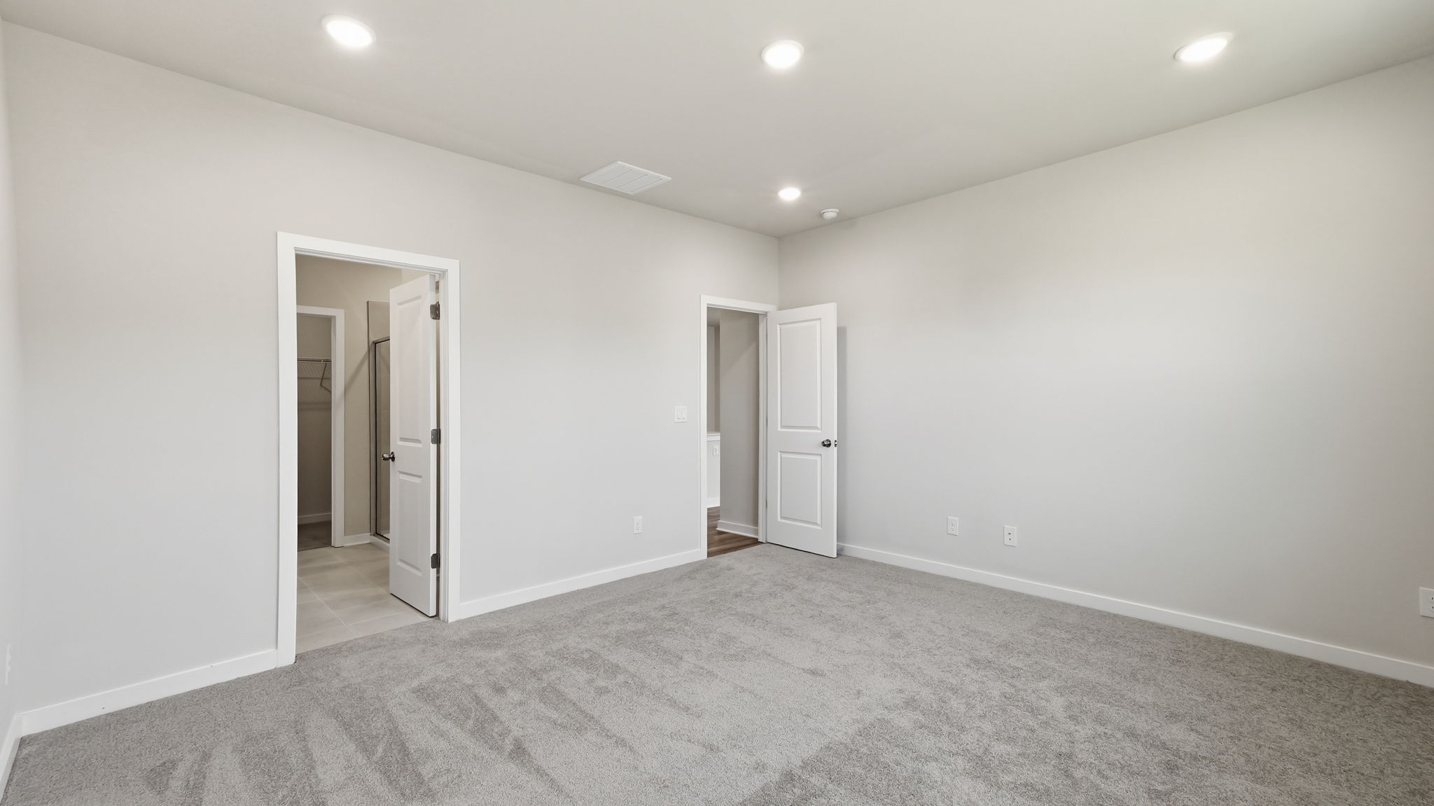 A room with white walls.