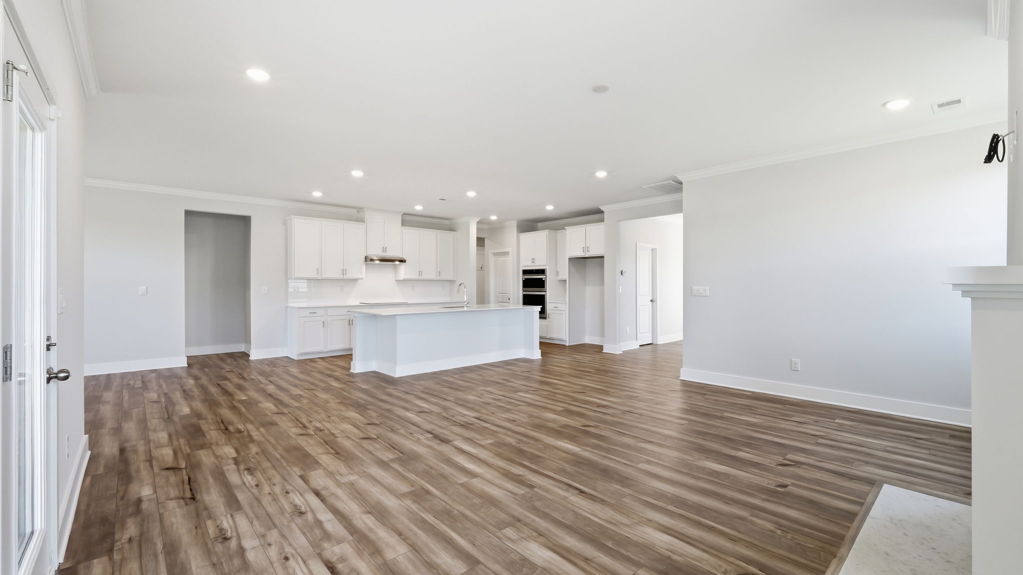 A large empty room.