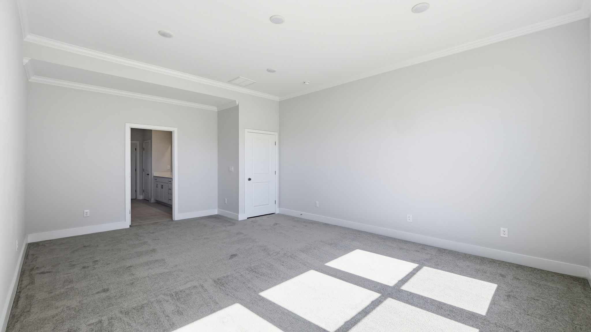 A room with white walls.