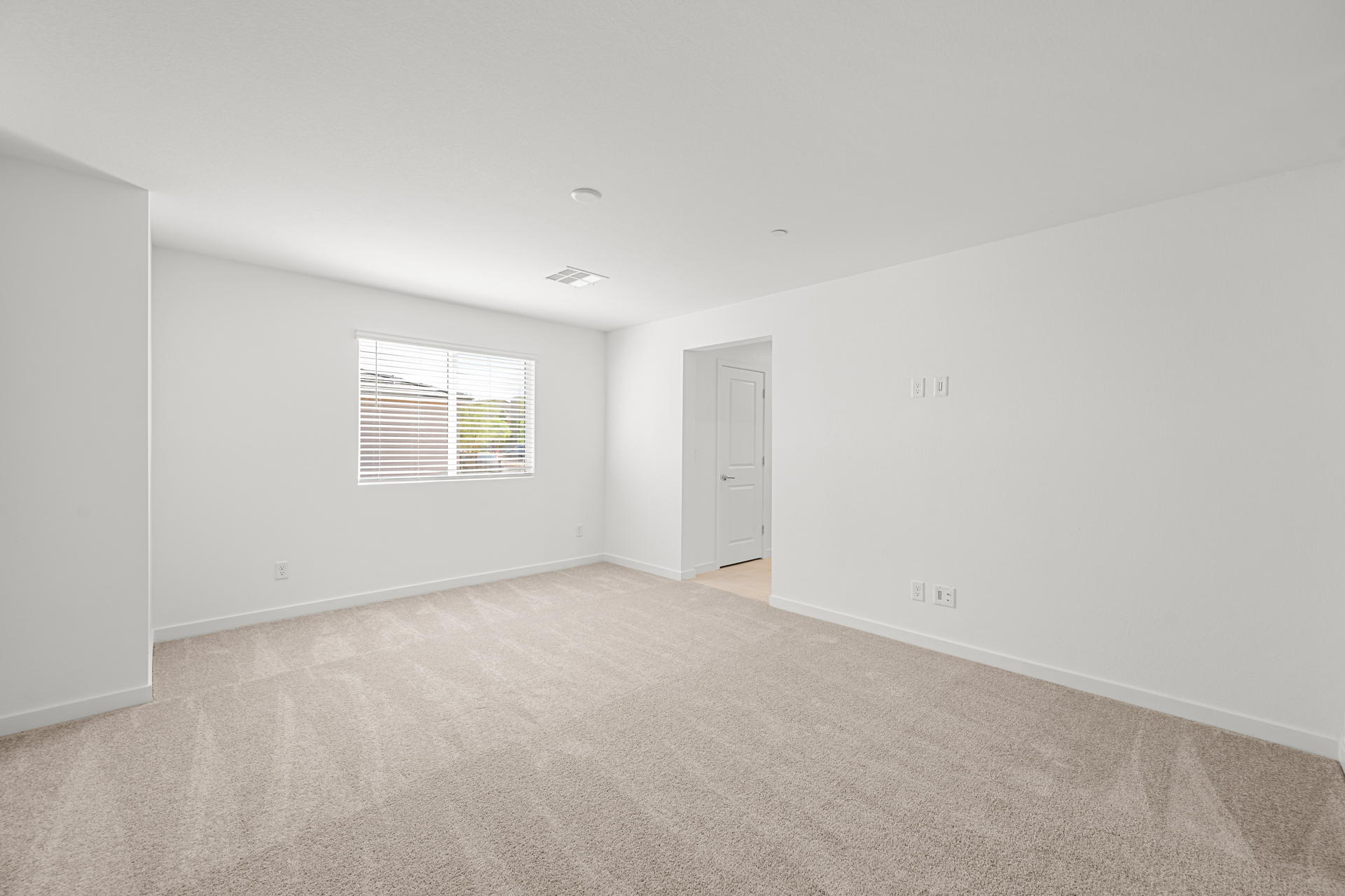 A room with white walls.