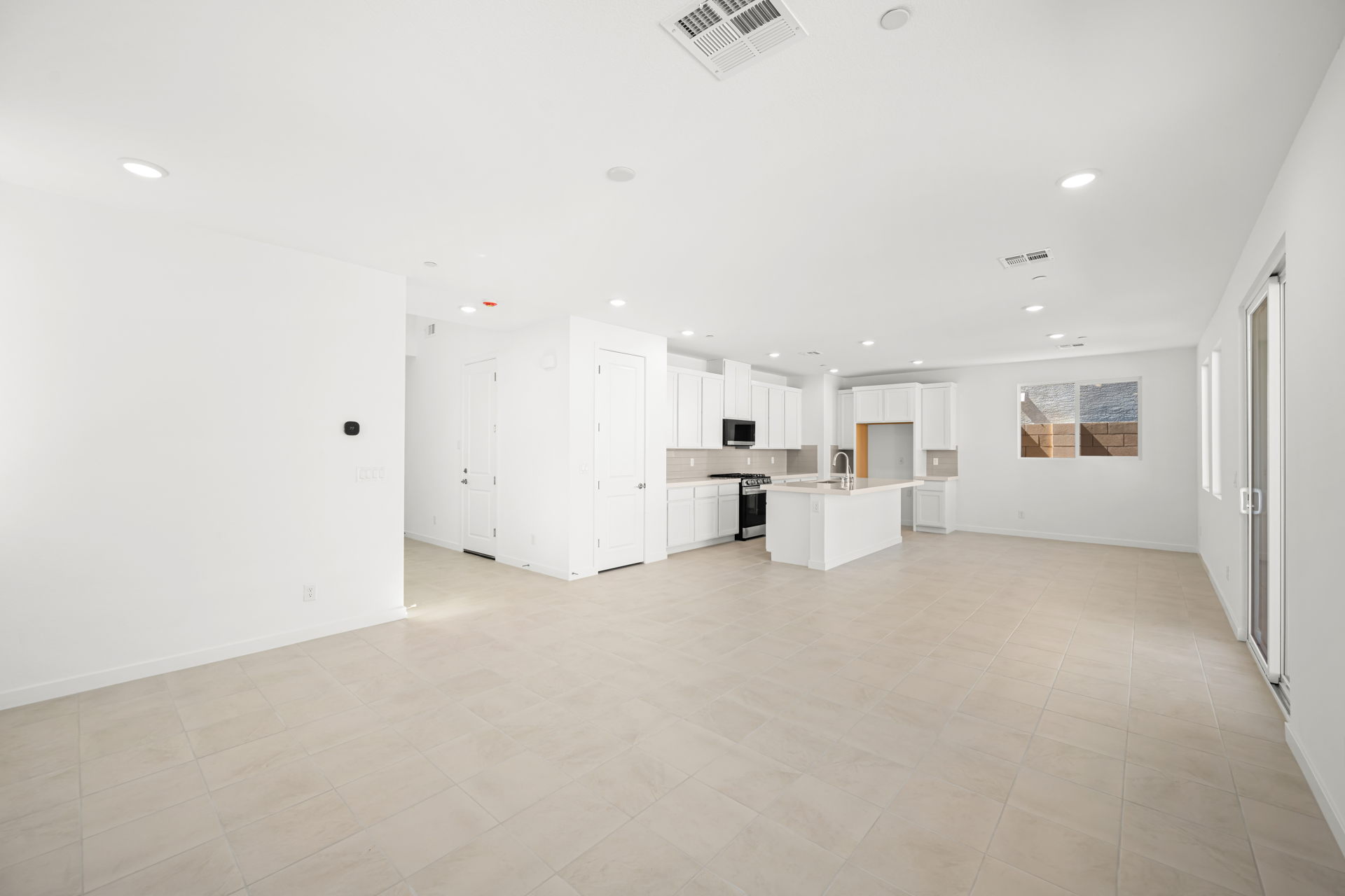 A large empty room.