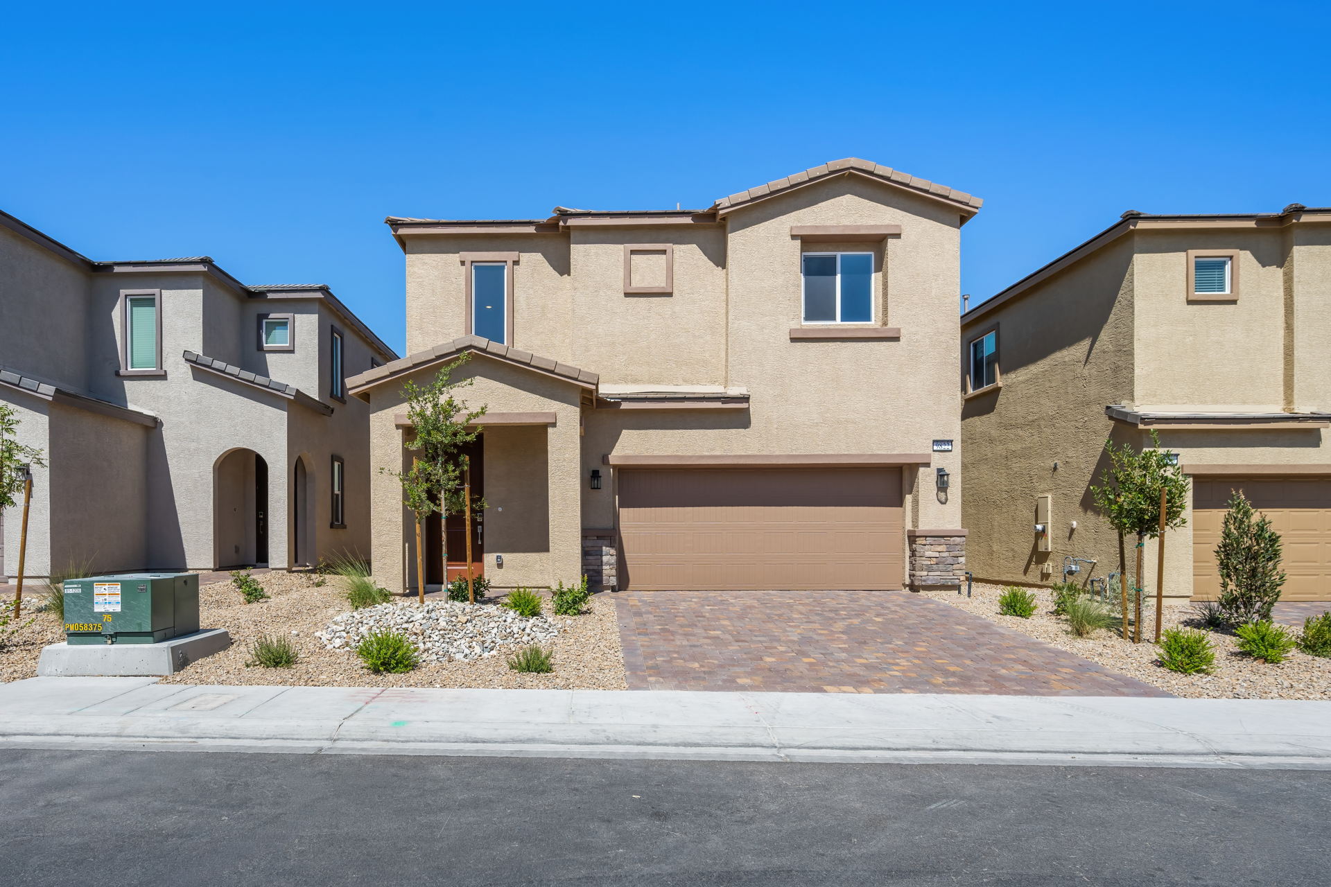 A building with a driveway.