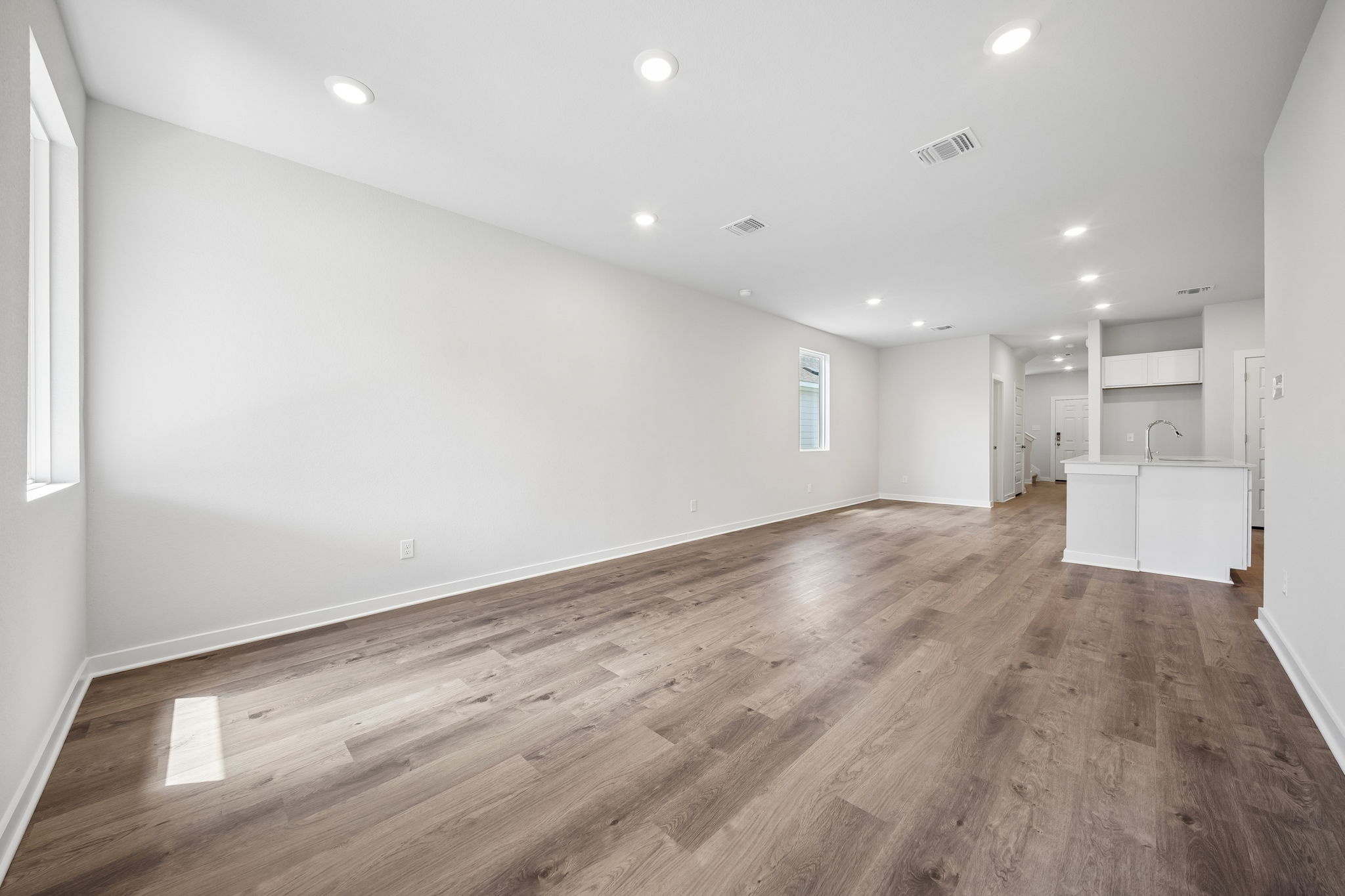 A large empty room.