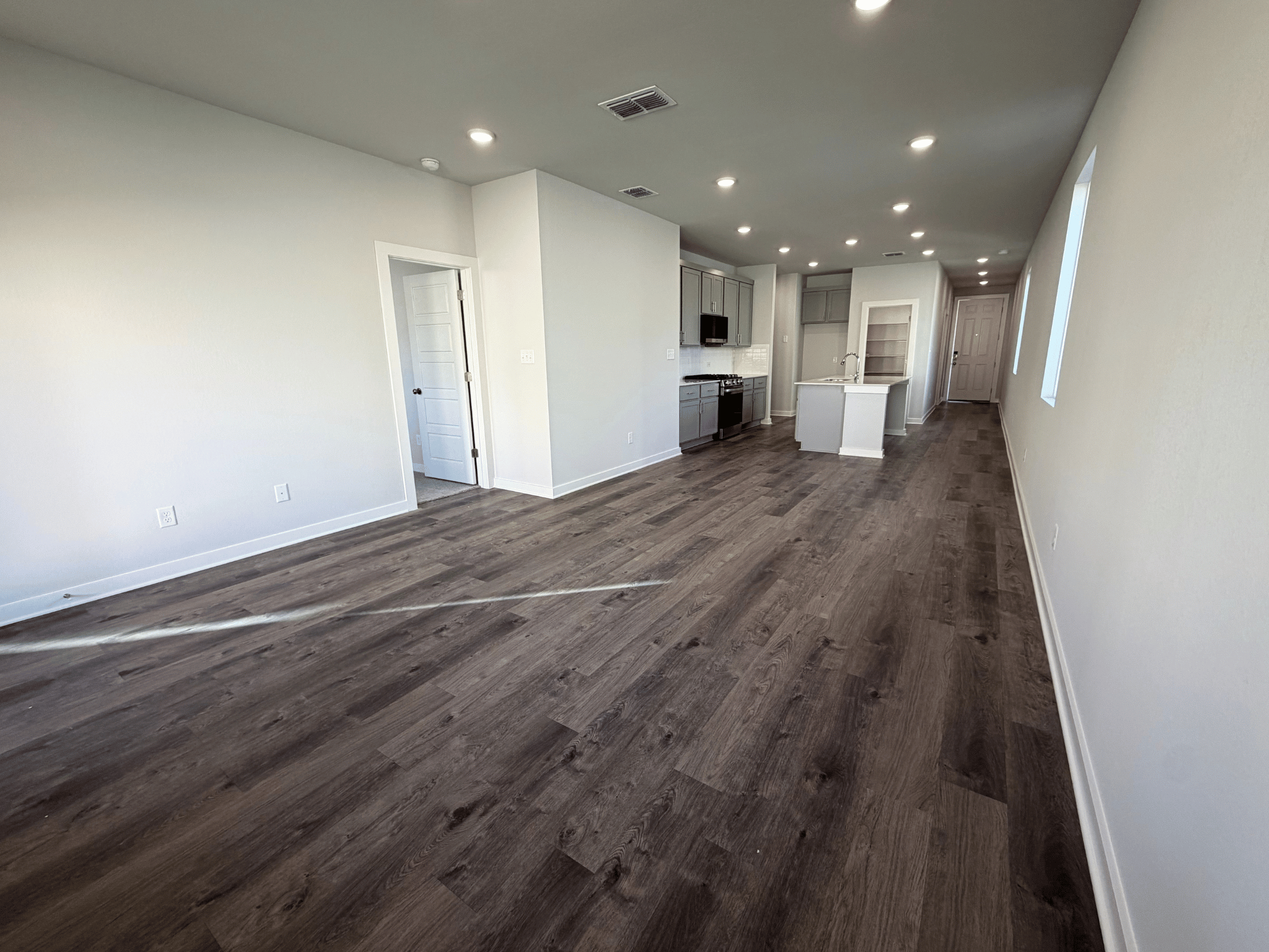 A large empty room.