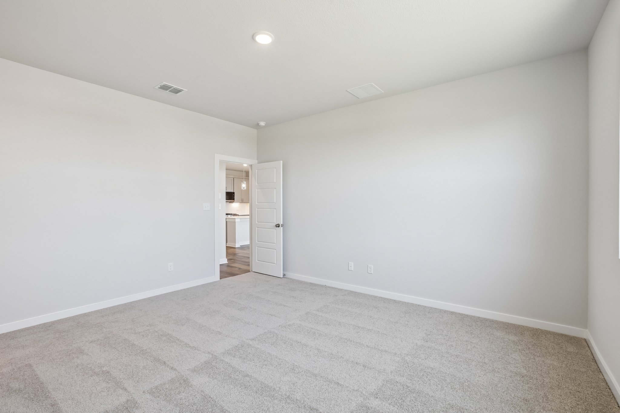 A room with white walls.