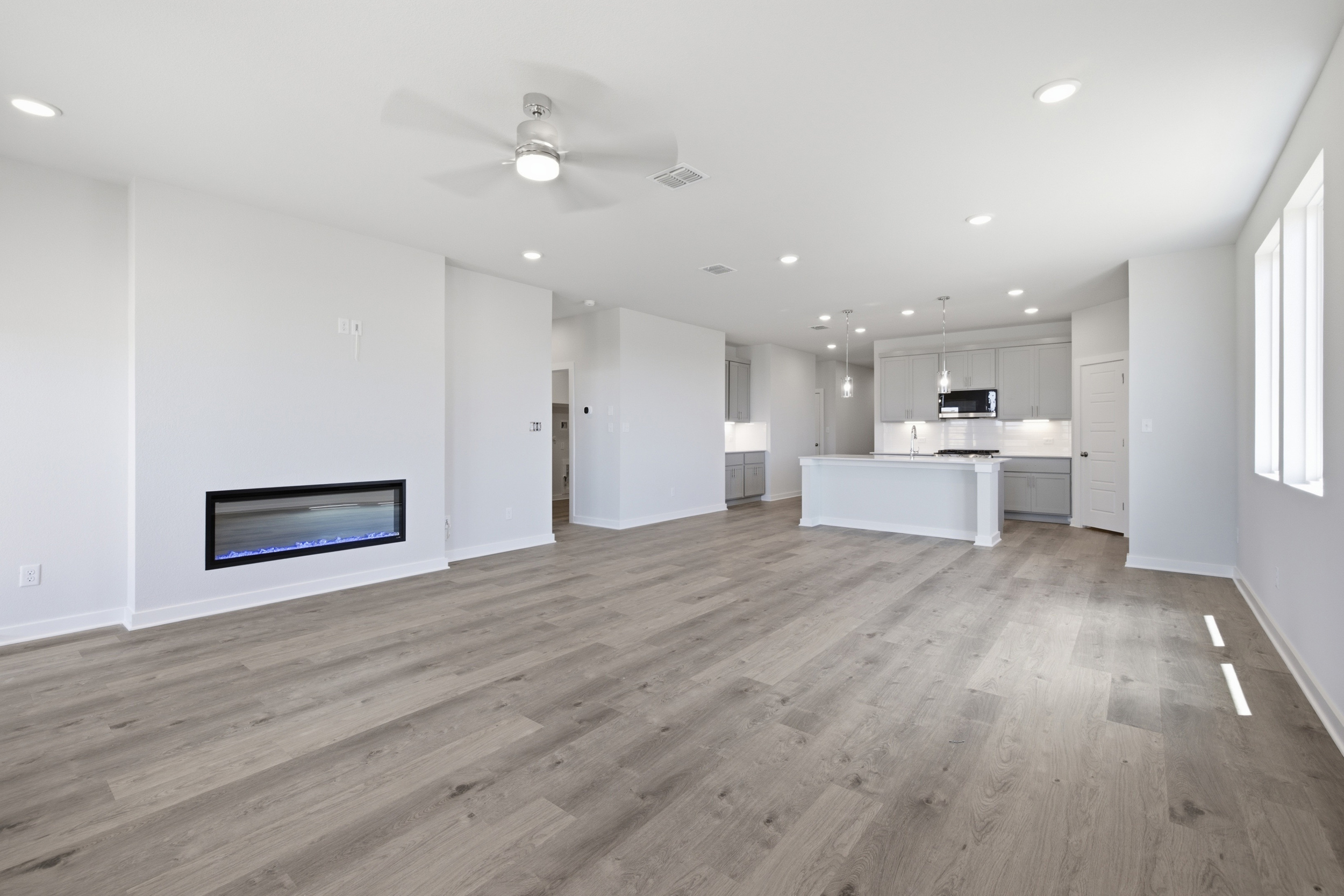 A large empty room.