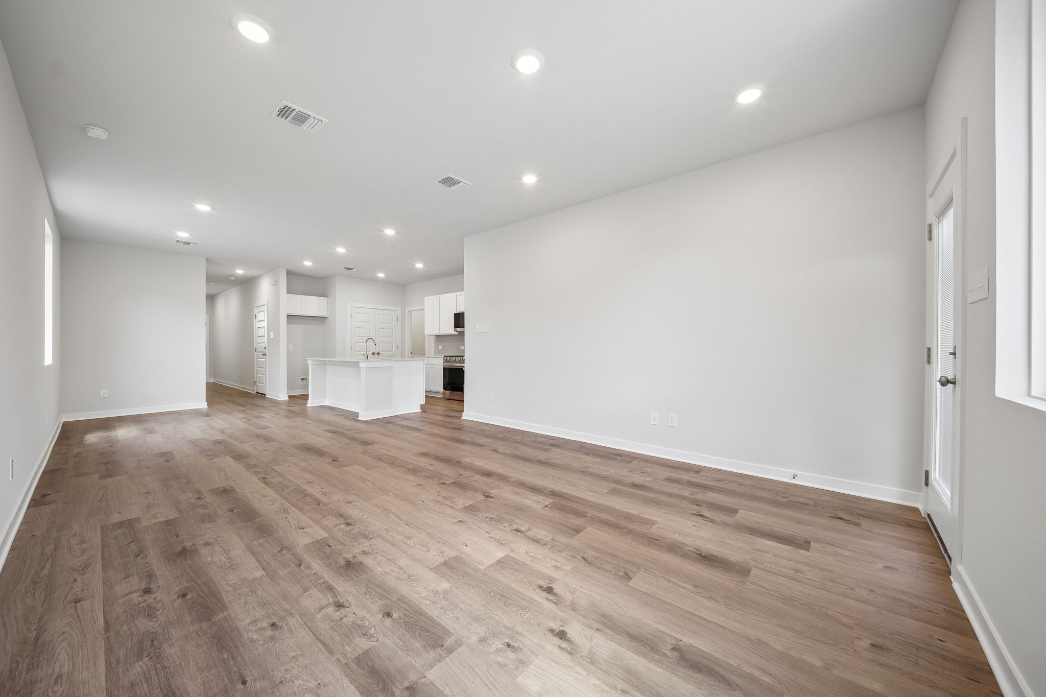 A large empty room.