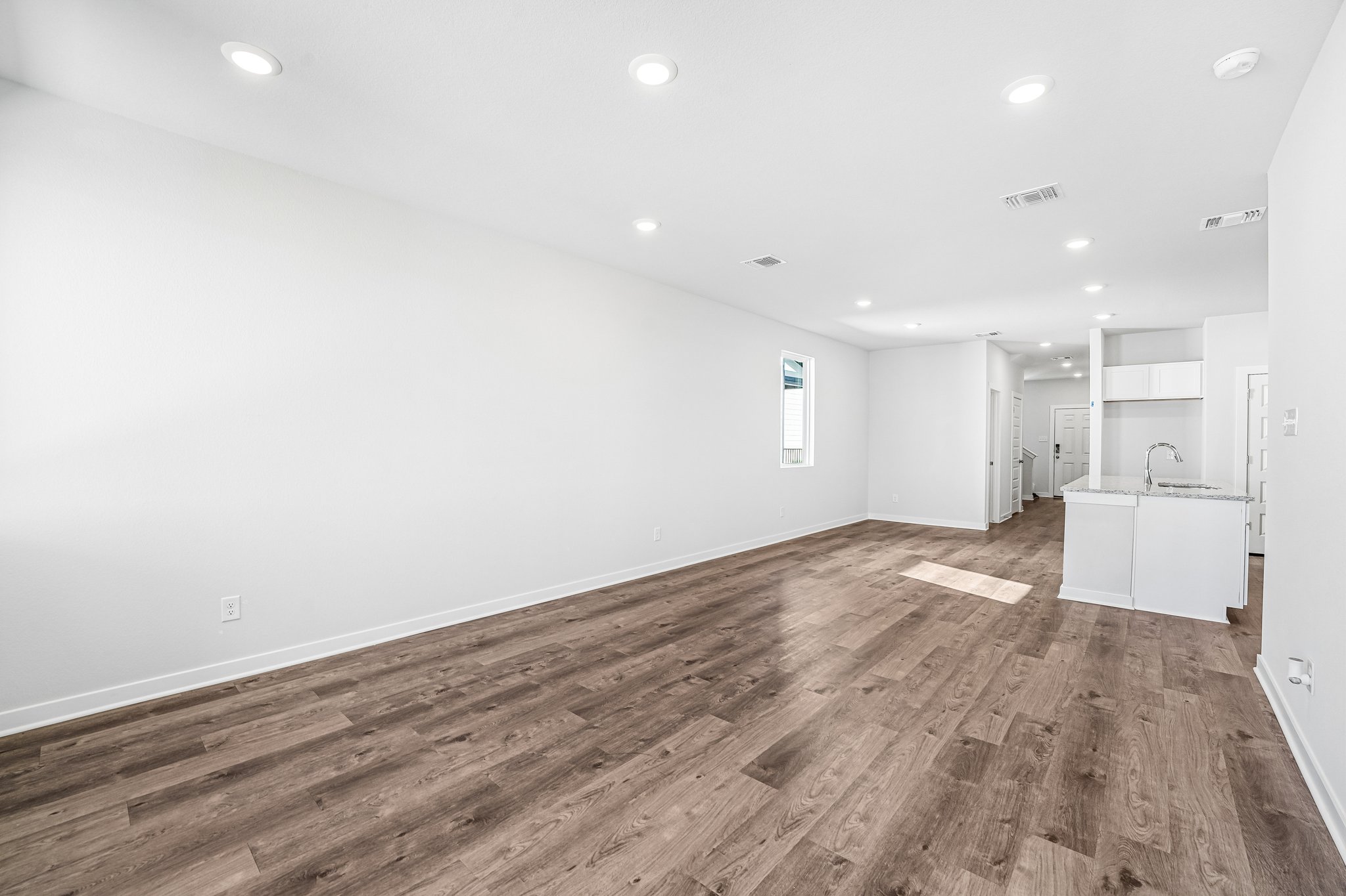 A large empty room.
